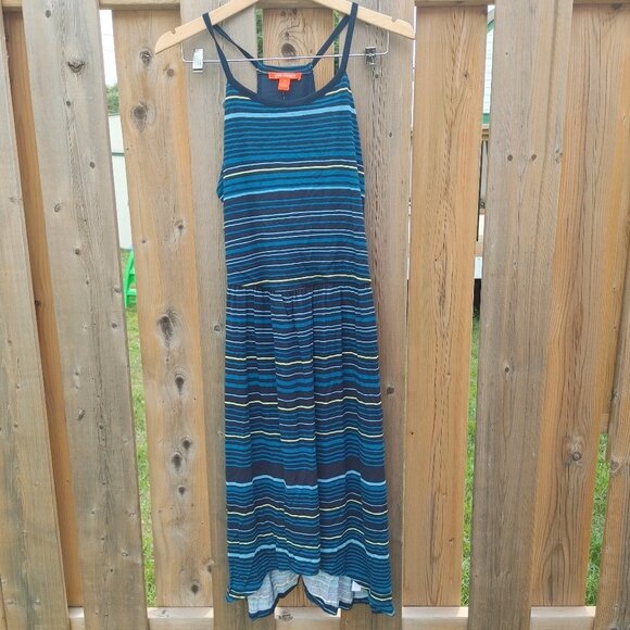 JOE FRESH Sun Dress Size Large Maxi Dress Stripe BNWT - Picture 1 of 8